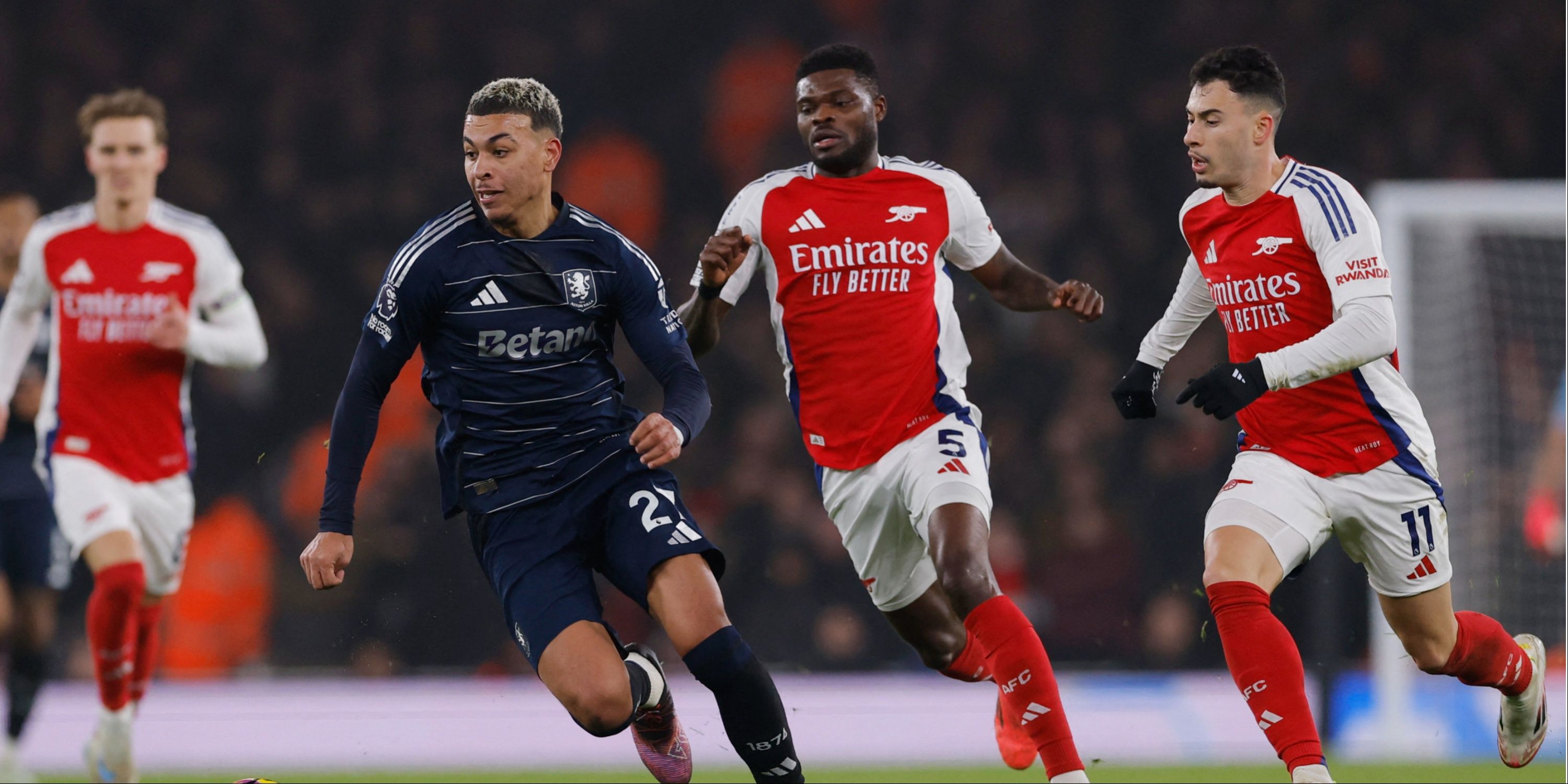 Partey-Martinelli-Arsenal-Morgan-Rogers