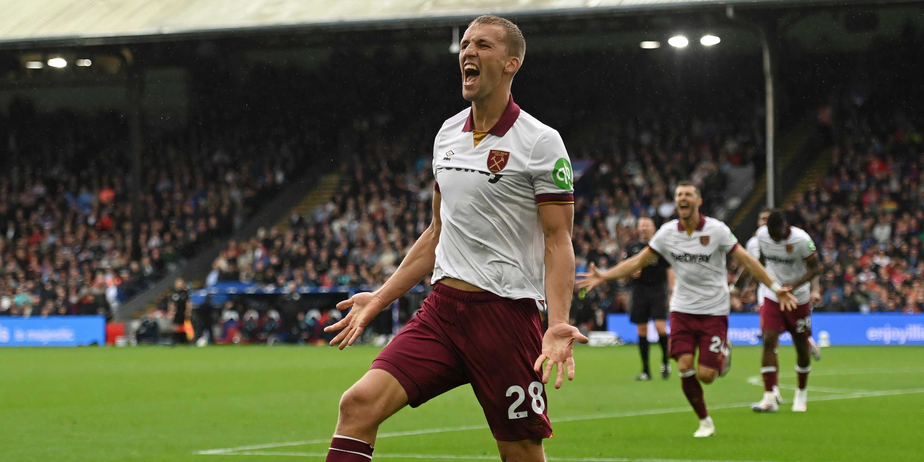 West Ham midfielder Tomas Soucek 