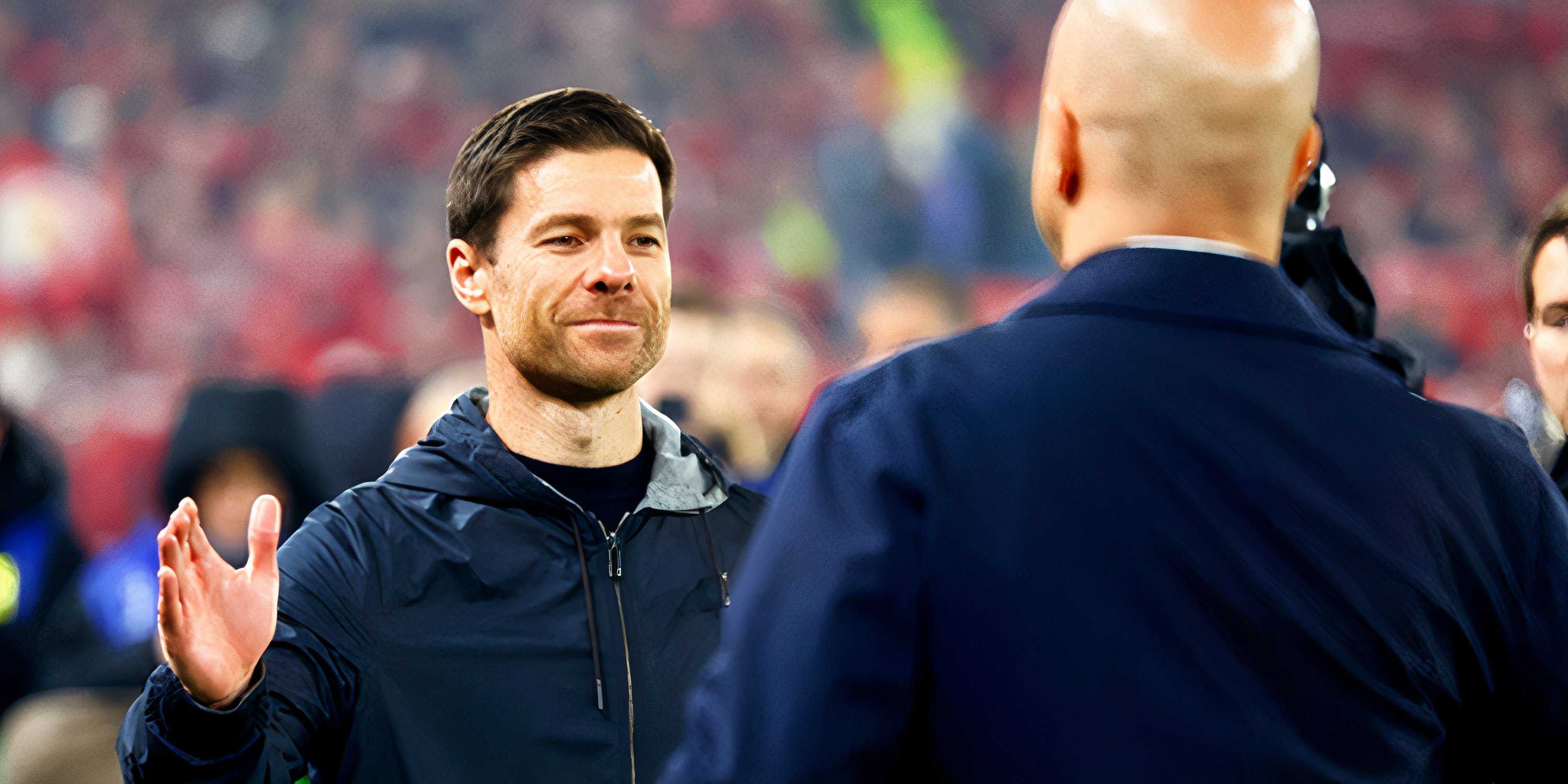 Xabi Alonso and Arne Slot